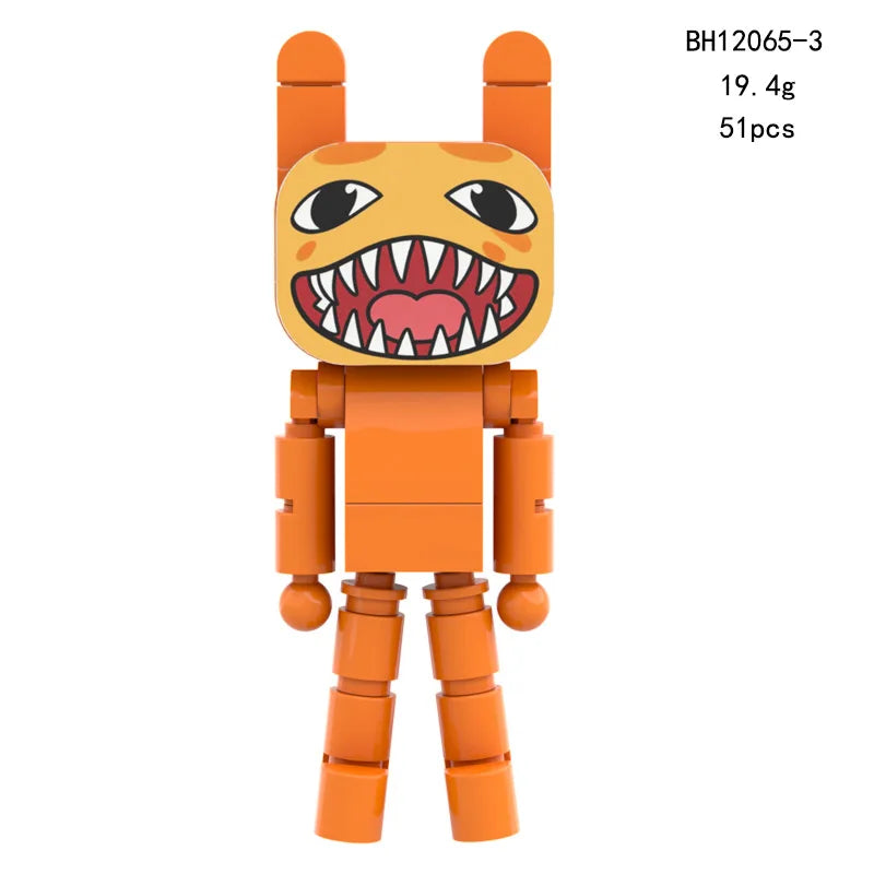 New Animal Hospital Building Blocks Cute 4/8pcs Horror Game Mini Dog Cat Nurse Assemble Figures For Fans Gifts