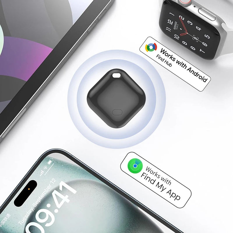 Mini GPS Tracker Smart Tag Apple Android Dual System Find My Global Locator Pet Wallet Car Elderly Kids Anti Lost Finder
