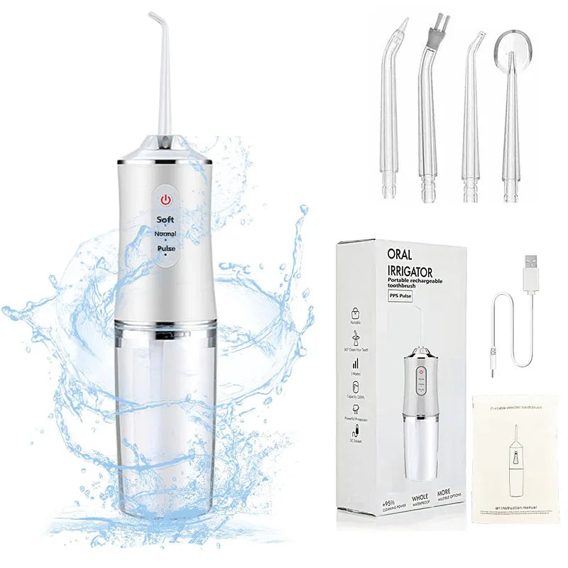 Water Dental Waterpick Irrigator Ipx7 Waterproof Irrigation Mouthwash Machine Oral Floss Flosser Irigator For Teeth Cleaner