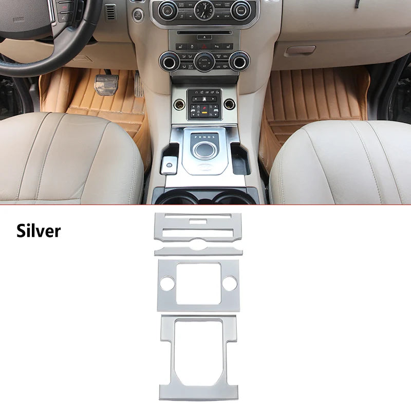 For Land Rover Discovery 4 LR4 2010-2016 Accessories ABS Car Center Console Gear Shift Frame Decoration Cover Trim Sticker