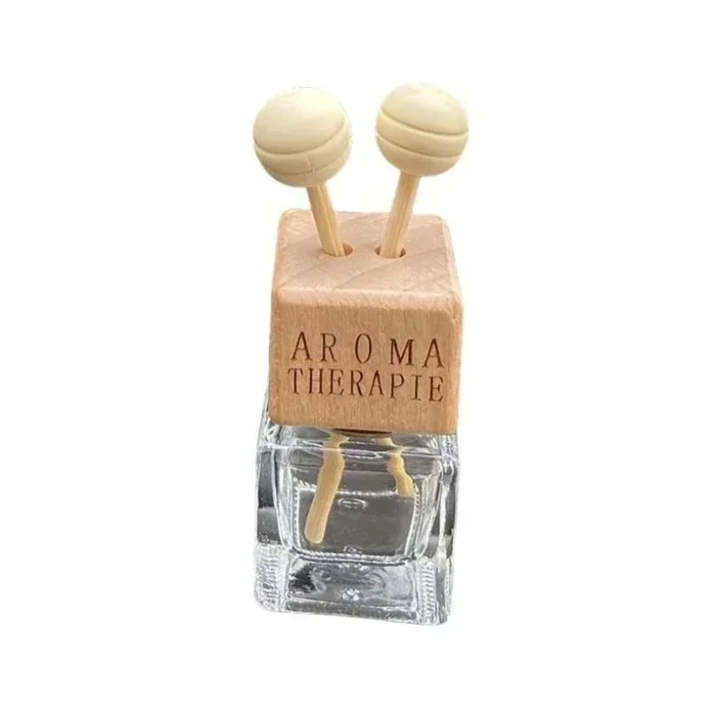 1/5PCS Car Ornament Air Conditioner Perfume Empty Bottle Indoor Cute Aromatherapy Clip Air Vent Perfume Bottle Clip Glass