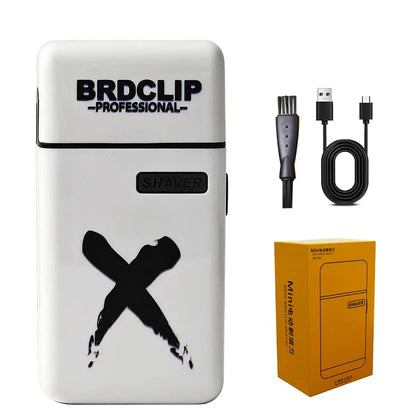 Professional Electric Shaver BRDCLIP FK-701 Beard Trimmer Mini Male Hair Trimmer Reciprocating Double Blade Mesh 7000RPM
