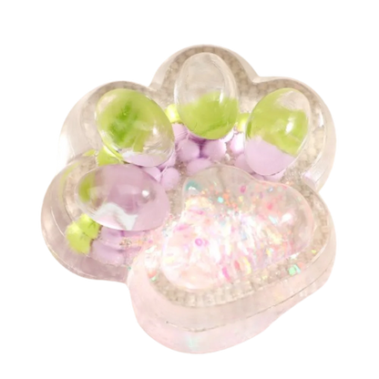 Fruit Cat Paw Squeeze Toy Kneading Soft Fruit Pinch Fidget Toy Handmade Cat Paw Slow Rebound Decompression Toy Children Gifts
