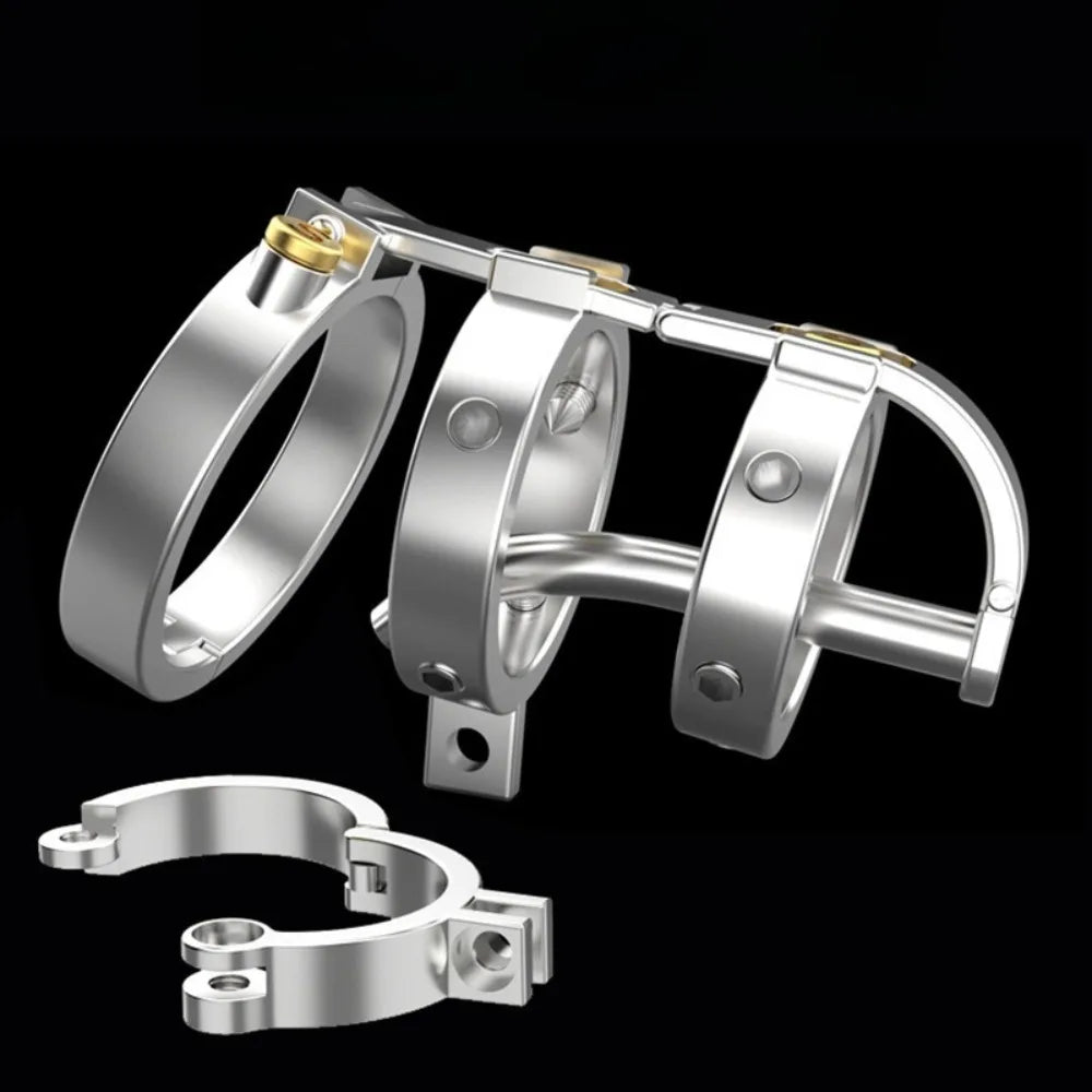 Stainless Steel Removable with thorns Chastity Cage Urethral Plug BDSM Male Chastity Device Cock Cage Penis Ring Adult Sex Toys