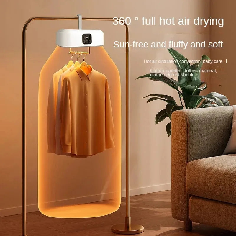 Portable Clothing Dryer Electric Portable Clothes Dryer UV Sterilization Folding Portable Clothing Dryer Foldable Laundry Dryer