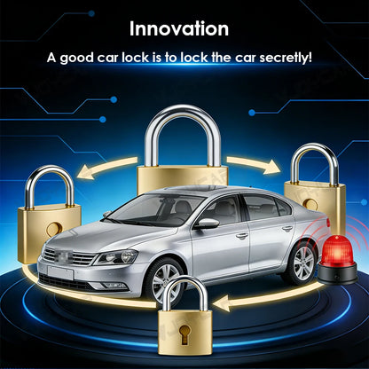 Vjoycar 2026 Newest Wireless Relay Car Lock Anti-theft Security Safety Alarm System Easy Installation No Damage to Car Circuit