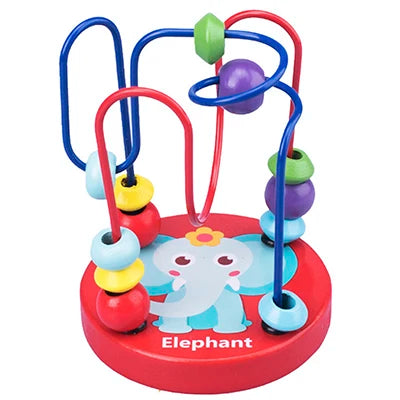Montessori Wooden Rattles For Baby Crib Toys Baby Rattle Educational Musical Wooden Toys Children Development Games Wood Puzzles