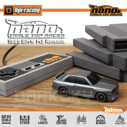 New HPI 1:64 NANO-TTR 160990 160991 1/64 Mirco RC Remote Control Model On-road Car Desktop Adult Children's Toys