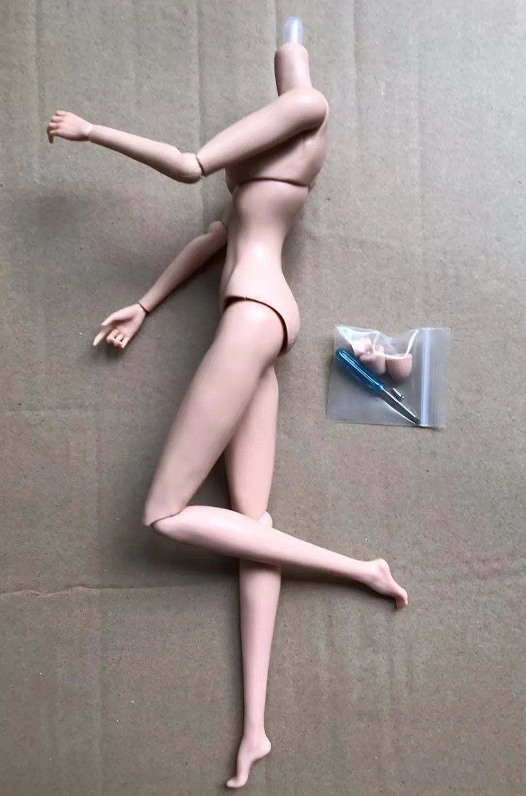MENGF 12 Joints Movable Doll Body Pink Red White Beige Brown Coffee Green Color Doll Figures 28CM Super Model For FR IT Heads