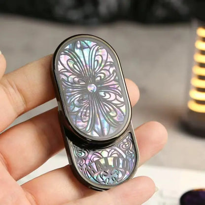Church Stained Glass EDC Stress Relief Toy Mechanical Push-Pull Rotating Stress Relief Slider Adult ADHD Stress Relief Toy Gift