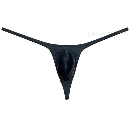 Men's Sexy Underwear Thong Contour Pouch Tangas Sexy Men Bikini Briefs Solid Underpants Briefs Bikini Thongs Soft Male Panties