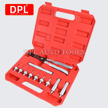 11PCS Valve Seal Removal Tool Disassembly Pliers, Equipped with a Variety of Socket Sizes, Fits Most Engine Valves