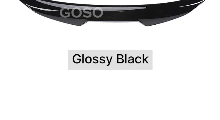 Carbon Fiber Rear Bumper Lip Trunk Wing MP M4 PSM Style Roof Spoiler Kit For BMW 3 Series F30 F31 F35 2012-2019 Gloss Black