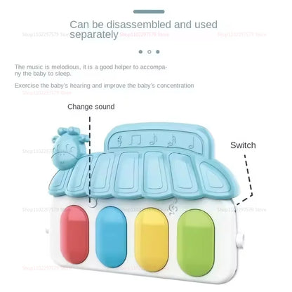 New Baby Activity Gym Rack Early Education 0-36 Months Toys Gifts Musical Newborn Piano Keyboard Crawling Blanket Pedal Play Mat
