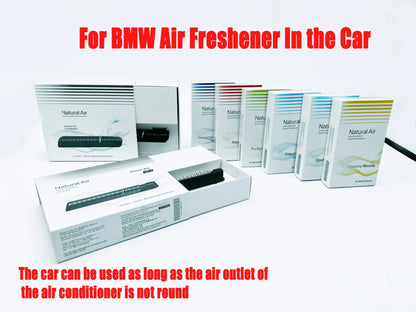 Car Air Freshener for BMW Perfume 6 Smell Original Air Outlet Aromatherapy Clip Auto Interior Accessories Solid Perfume