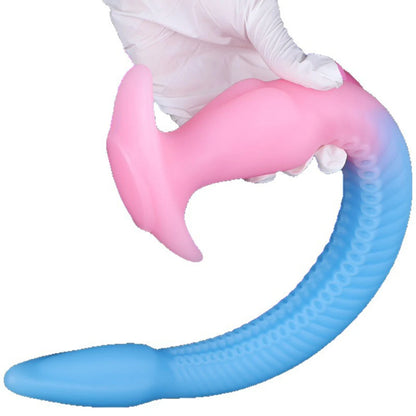 Eel Tentacle Anal Plug Long Monster Dildo Soft Liquid Silicone Anal Dilator Sex Toy For Women's Men's Anal Massage Adult Product