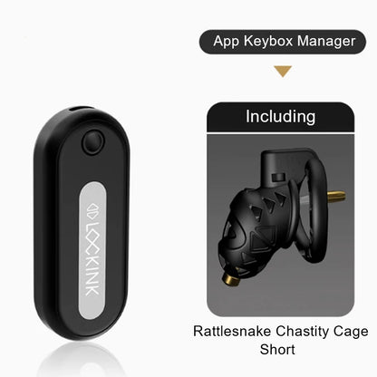 LOCKINK APP Remote Control Key Box Chastity Cage Sexy Adult Man Cock Cage Key Safe Sexy Gadgets Smart Key Holder BDSM Sex Toys
