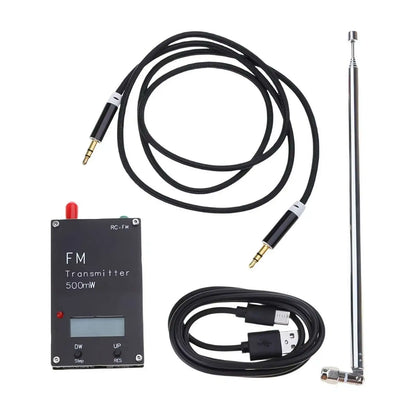 Auto 2000M FM Transmitter LED Digital Display Audio Stereo FM Transmitter USB TYPE-C CAR Radio Broadcast Campus Radio Station