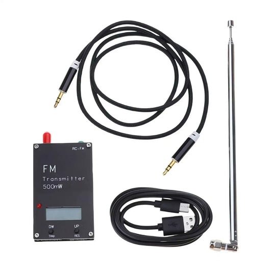 Auto 2000M FM Transmitter LED Digital Display Audio Stereo FM Transmitter USB TYPE-C CAR Radio Broadcast Campus Radio Station