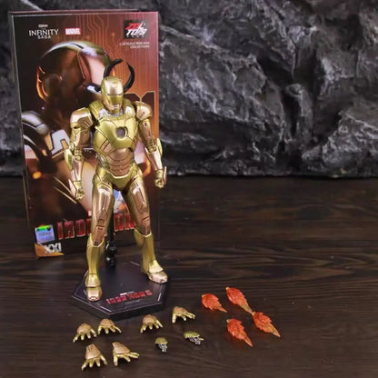 ZD Toys Iron Man Action Figures (Models: MK1-MK10,MK9, MK12, MK14, MK15, MK18, MK28, MK38, MK40, MK42, MK43,MK46 7-Inch, etc
