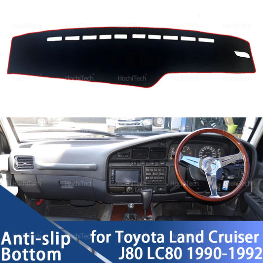 For Toyota Land Cruiser J80 LC80 Pre-Facelift 1990 1991 1992 Car Dashboard Cover Dash Board Mat Carpet Pad Sunshade Cape Cushion
