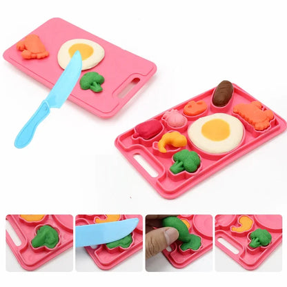 Kids Colored Clay Noodle Machine DIY Play Dough Tools Ice Cream Plasticine Mold Kits Puzzle Toys for Boys Girls Birthday Gift