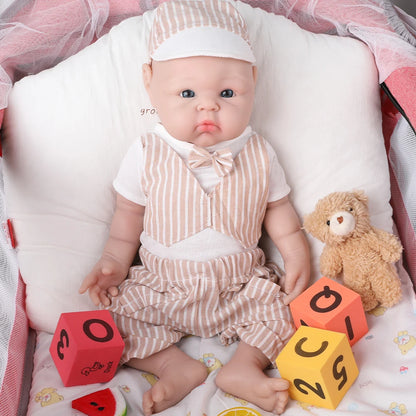 IVITA WB1525 47cm 3298g 100% Full Body Silicone Reborn Art Doll Realistic Dolls Soft Toys DIY Blank for Adult Collectors Gift