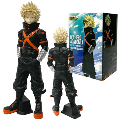 11-22cm BANPRESTO My Hero Academia 7TH SEASON FIGURE Katsuki Bakugo Childhood Midoriya Izuku Figure Anime PVC Model Boxed Toys
