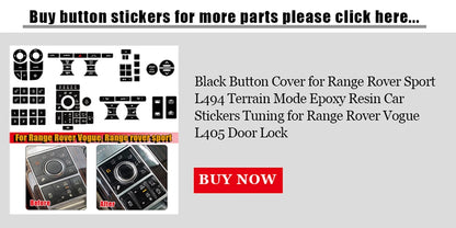 For Range Rover Sport L494 Center Console Button Cover for Vogue 2013-2017 Terrain Traction Control Sticker for Discovery L462