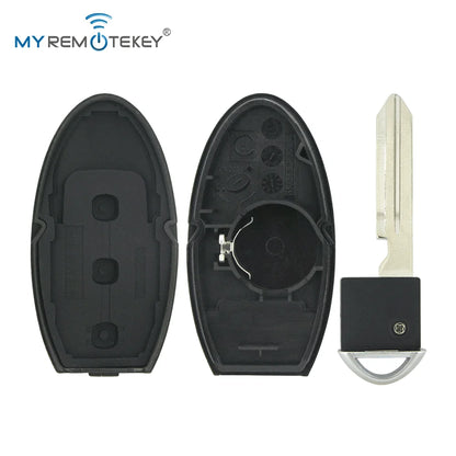 MYREMOTEKEY KR55WK49622 Smart Key 3 Button keyless go for Nissan 370Z key 2009 -2019 315mhz ID46-PCF7952 chip