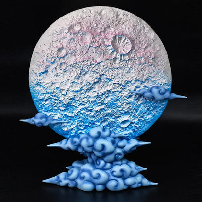 New Jt Luminous Red Moon Anime Figure Display Background Collectible Ornament Desktop Decoration For Adult Collection Gift
