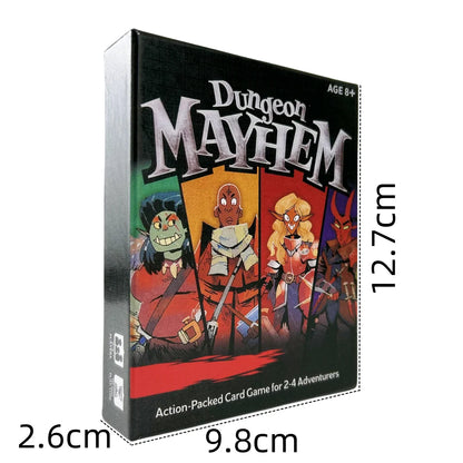 Dungeon Mayhem Board Games Cards Monster Madness Card Deck English Version Gift Wholesale