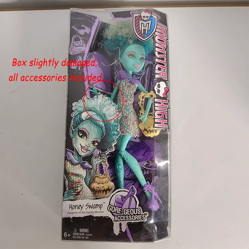 Original Monster High Fest Scary Sweet Birthday Prom Party Secrets Garden Wednesday Addams Collectible Fashion Doll Kid Gift Toy