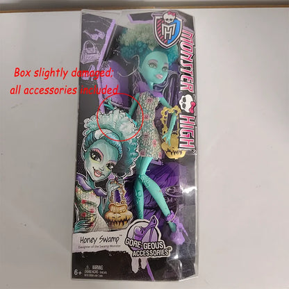 Original Monster High Fest Scary Sweet Birthday Prom Party Secrets Garden Wednesday Addams Collectible Fashion Doll Kid Gift Toy