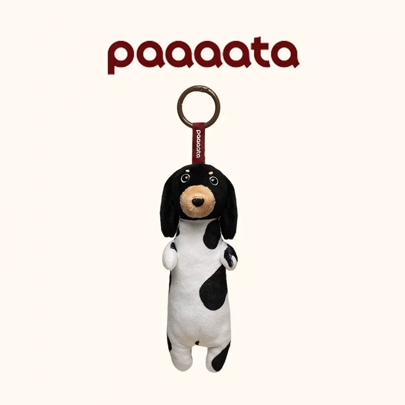 Paaaata Original Dachshund Plush Keychain Wire Haired Long Haired Stuffed Dog Bag Charm Keyring Gift For Pet Lovers And Friends