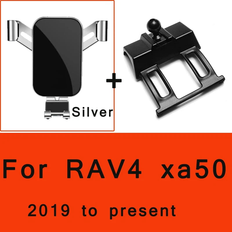 Adjustable Car Phone Mount Holder For Toyota CHR RAV4 XA40 XA50 2014 2015 2016 2017 2018 2019 2020 2021 Car Interior Accessories