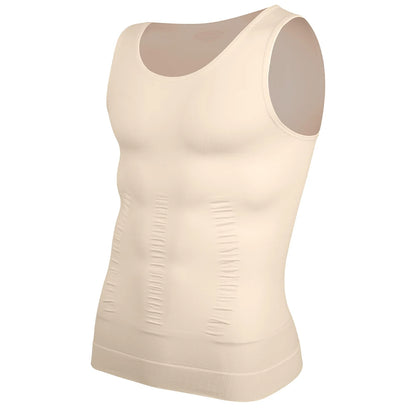 Men's Slimming Body Shapewear Corset Vest Shirt Compression Abdomen Tummy Belly Control Slim Waist Cincher Underwear Sports Vest