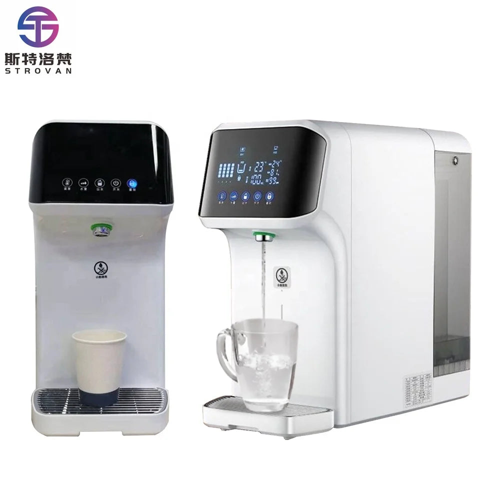 STLF Water Temperatures Adjustable Desktop Water Heater,Table Hot Water Purifier Dispenser