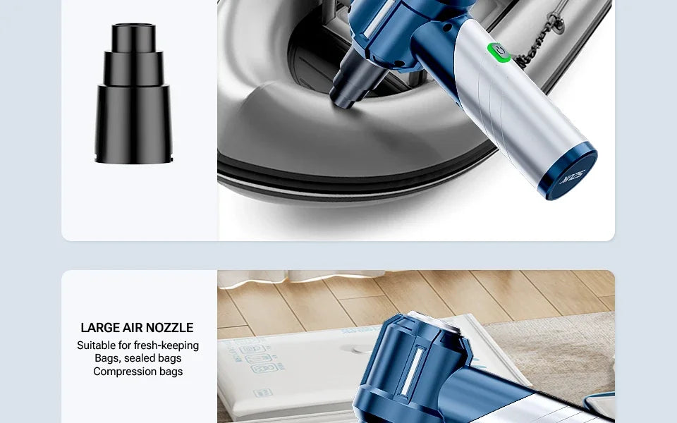 SZUK High Pressure Car Vacuum Cleaner Portable Handheld Mini Vacuum Cleaner Strong Suction Car Cleaner Powerful Air Blower