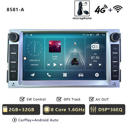 CHSTEK Android 13 Car Radio For Hyundai Santa Fe 2007 2008-2012 Head Unit Carplay Bluetooth WIFI 4G GPS Multimedia Vedio Player
