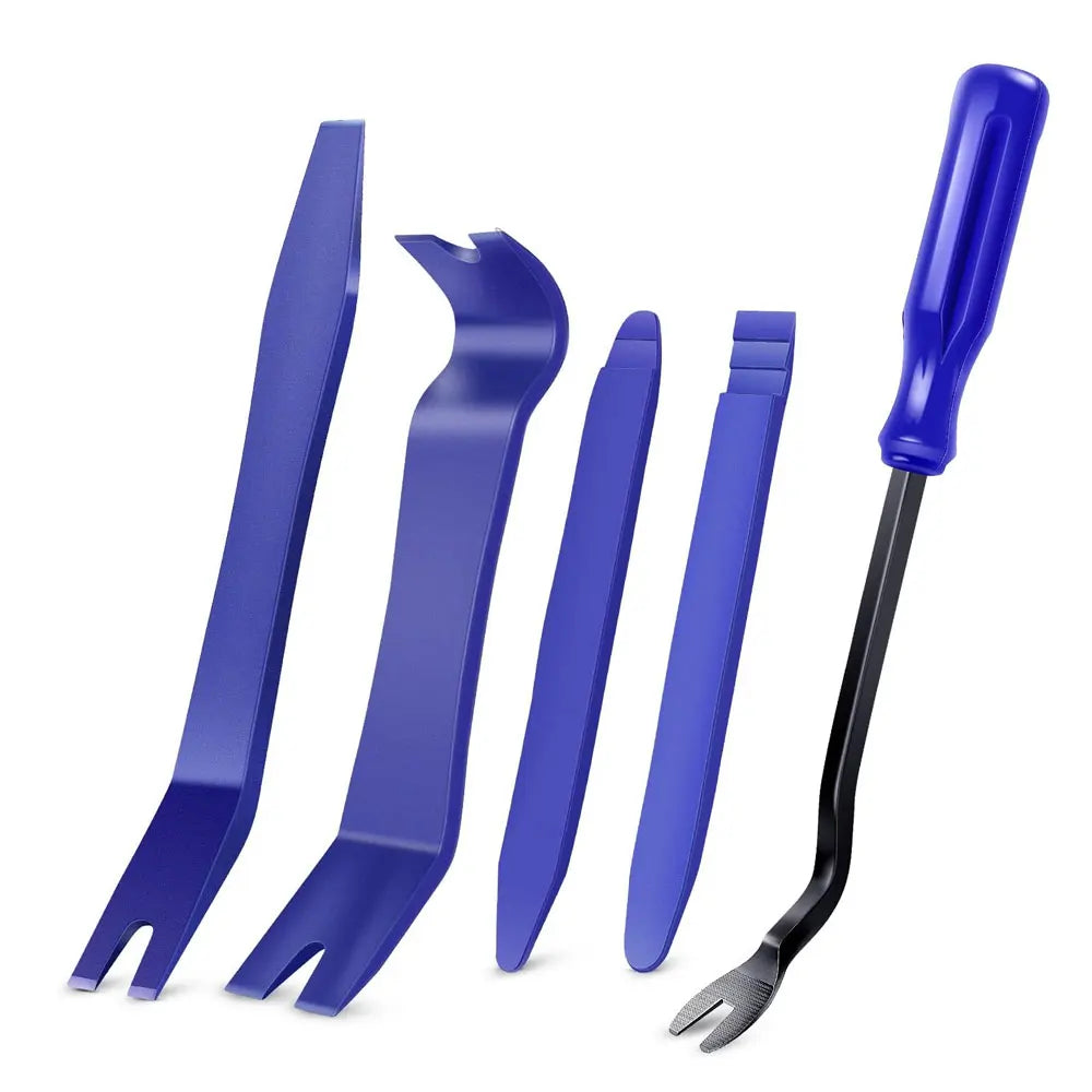 19/11/5PCS Auto Dismantle Tools Kit - Easy-to-Use Plastic Pry Tool Set for Car Door Clips, Radio Panels & Audio Repair