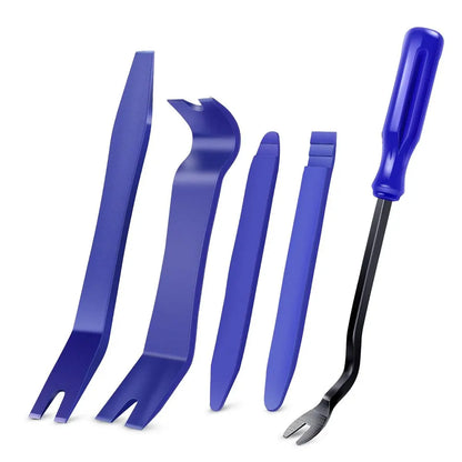 19/11/5PCS Auto Dismantle Tools Kit - Easy-to-Use Plastic Pry Tool Set for Car Door Clips, Radio Panels & Audio Repair