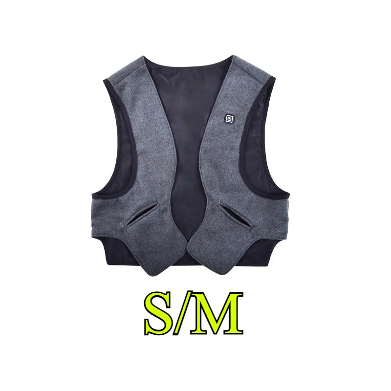 Winter Heated Vest for Men Woman Electric Heated Jackets Men Graphene Heat Coat USB Heating Padded Jacket Keep Warm Vest