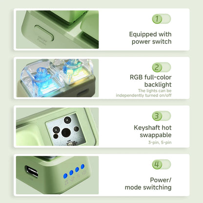 New Keypad Dual Button E-book Page Turner For Tablet Mobile Phone Blue Tooth Remote Control Swipe Short Videos For Android/IOS