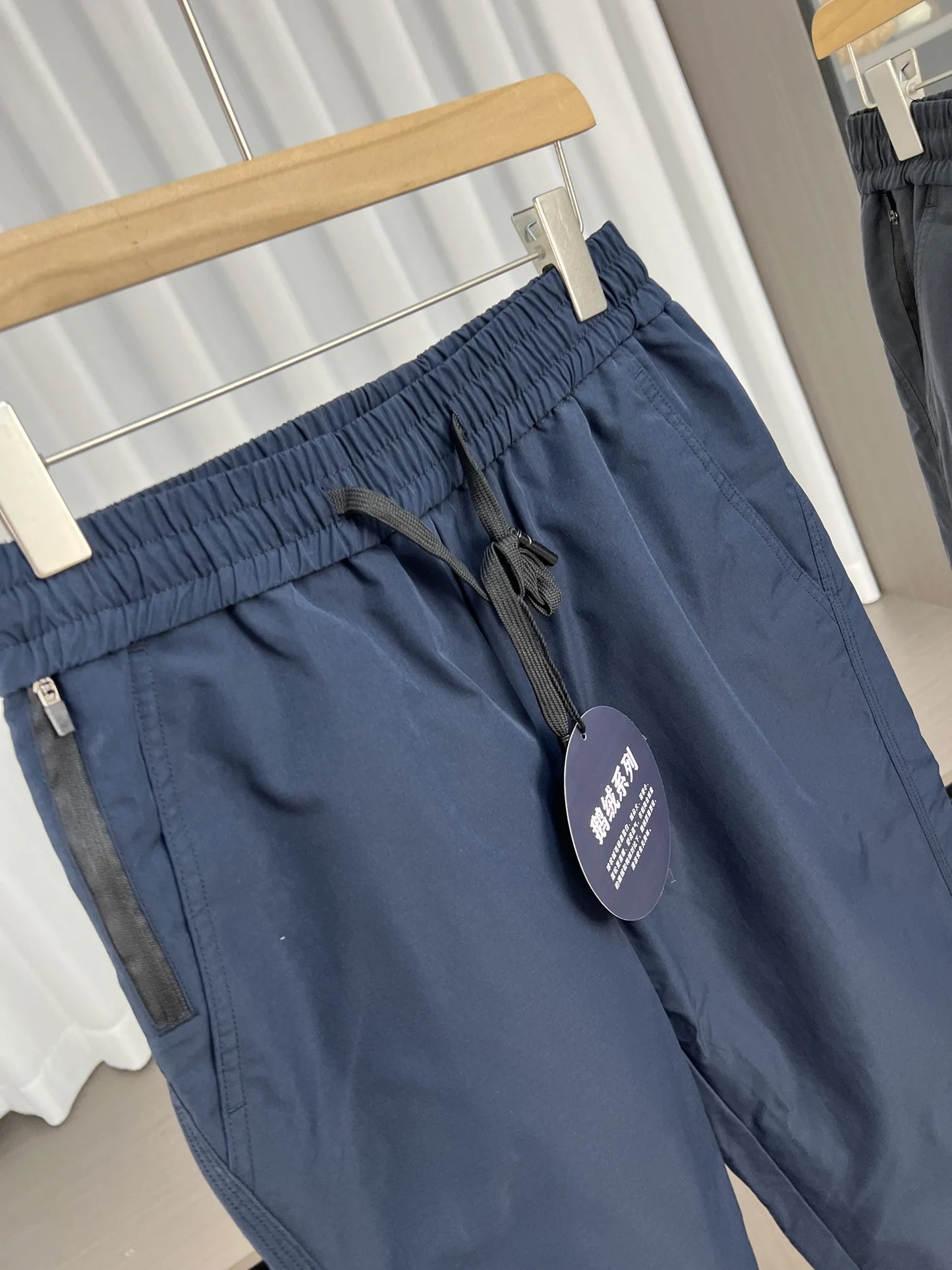 Rare Find! Goose down Series! Men's Winter Lightweight Warm Outdoor Casual down Pants Trendy Straight Leg Long Trousers