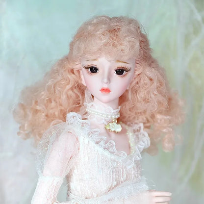 Special Price DBS Doll 1/3 BJD Mechanical Joint Body With Makeup Including Hair Eyes Clothes 62cm Height Girls Dream Fairy