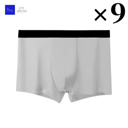 Men's Solid Black Boxers Ultra-Soft Breathable Stretch Daily Underwear Bulk Pack Easy Laundry Change