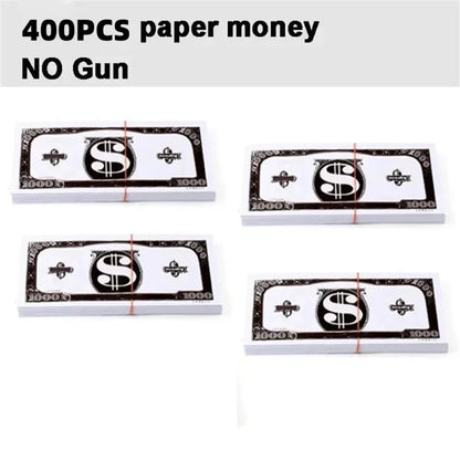 Money Gun Shooter, Make it Rain Money Toy Gun, Prop Money Gun, Spary Cash Gun for Movies Game Party Toy Gun