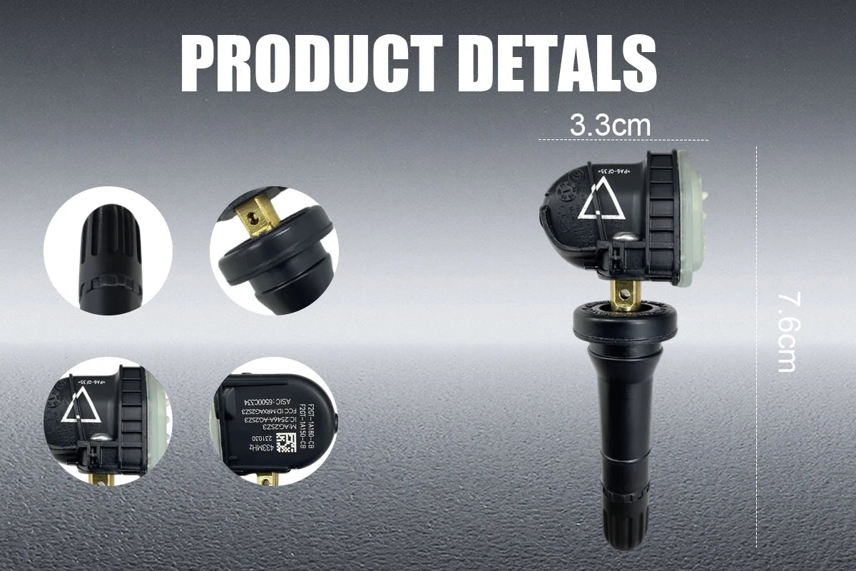 1/4PCS 433MHZ Tire Pressure Monitor System Fit For Ford F-150 Mustang Edge Lincoln Replacement For F2GT-1A180-CB F2GT1A180CB