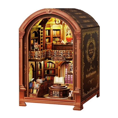 Diy Big Wooden Dollhouse  Furniture Light Kit Doll House Casa Miniature AccessoriesWooden Toys Birthday New Year ChristmasGifts